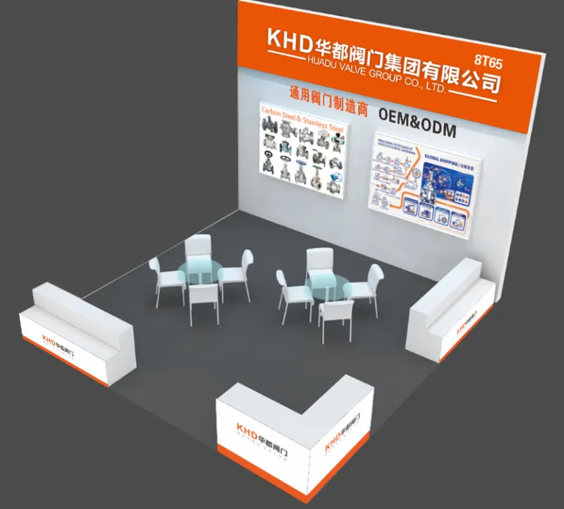 Kde sa stretnúť s Huadu Valve Group (KHD) v októbri 2026? Zhejiang Int'l Valve Fair, stánok 8T65